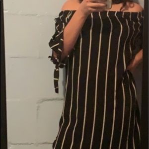 off the shoulder dress